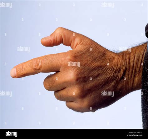 Forefinger Of Hand Stock Photo Alamy