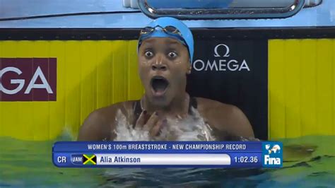 Alia Atkinson Becomes First Black Woman To Win A World Swimming Title