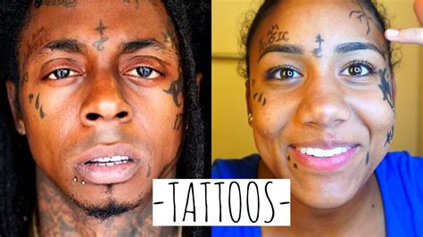 Lil wayne is touching up his ink. lil wayne | tattoos - YouTube