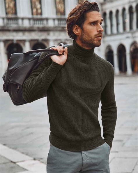 What To Wear With Turtleneck Mens Buy And Slay