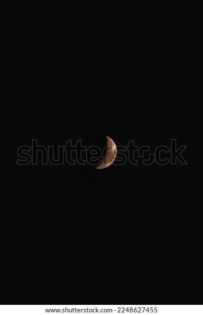 Gold Half Moon Night Sky Stock Photo 2248627455 Shutterstock
