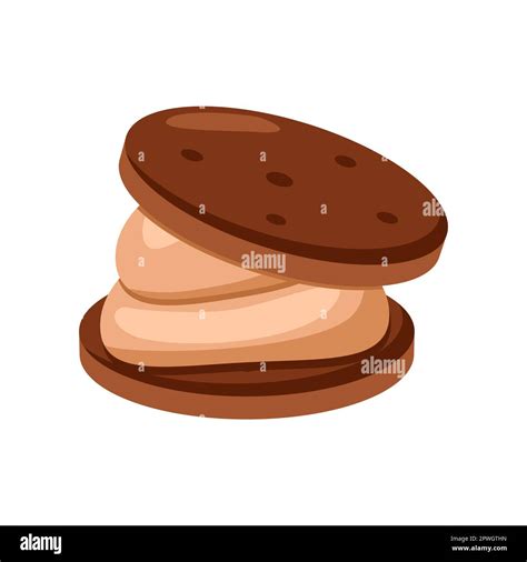Homemade Chocolate Souffle Cartoon Illustration Stock Vector Image