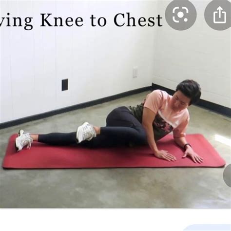 Banded Side Lying Knee To Chests Per Leg By Lucy G Exercise How To
