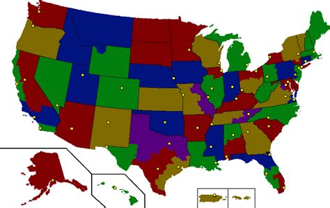 Map Of Fbi Field Divisions By Areacounty Rmapfans