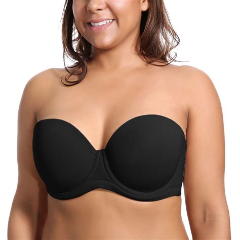 Womens Underwire Contour Multiway Strapless Push Up Bra Plus Size Ebay