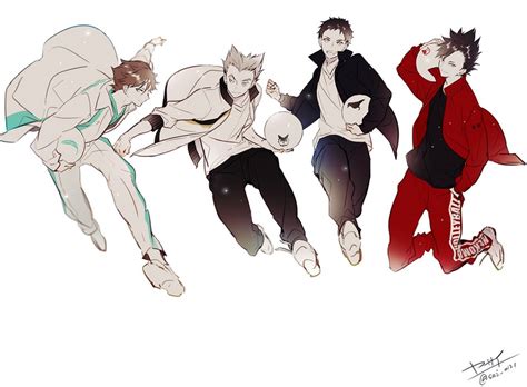 Kuroo Tetsurou Sawamura Daichi Bokuto Koutarou And Oikawa Tooru