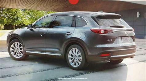 Leaked All New Mazda Cx 9 Photos Leaks Out Ahead Of Its World Debut