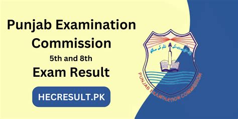 Pec Result 2023 5th And 8th Class Annual Exam