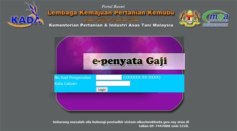 We have found the following website analyses that are related to anm.gov penyata gaji. e-Penyata Gaji - Lembaga Kemajuan Pertanian Kemubu - e ...
