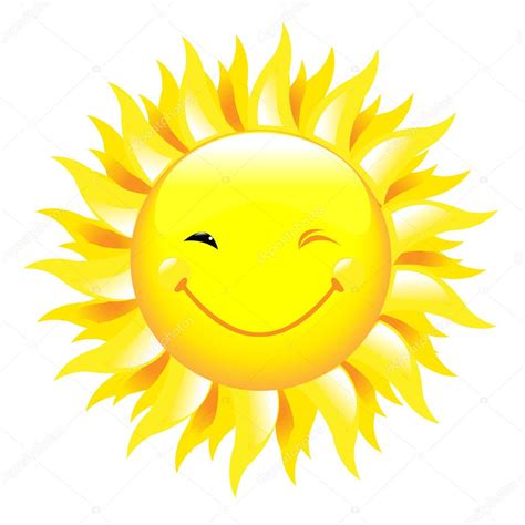 Uśmiechnięte Słoneczko — Wektor Stockowy 5301439