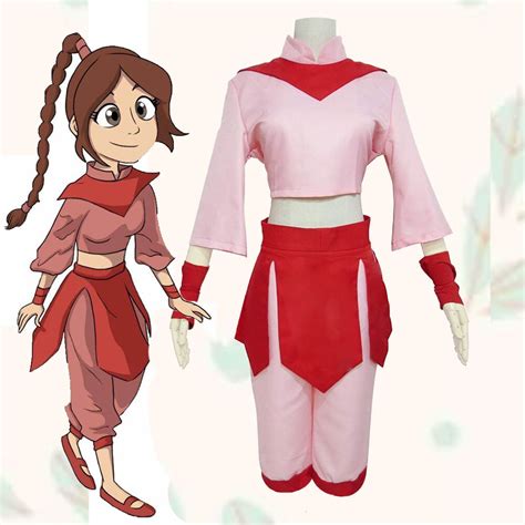 New Anime Avatar The Last Airbender Ty Lee Cosplay Costume Adult Halloween Fancy Suit Buy At