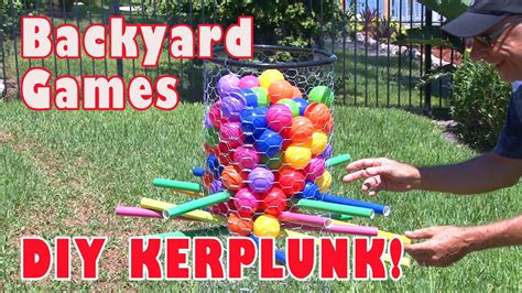 Backyard Games Diy Kerplunk Youtube