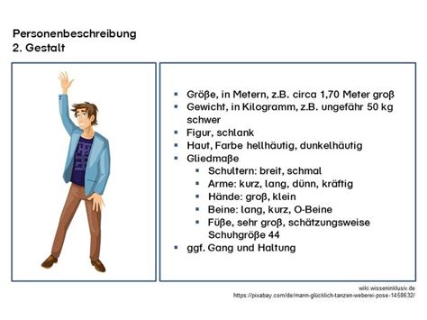 Deutsch lernen mit der dw. Detailliertere Informationen zur Personenbeschreibung in ...