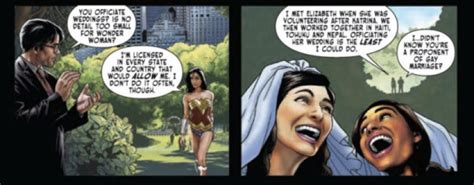 Wonder Woman Officiates Same Sex Wedding Dc Comics The Mary Sue