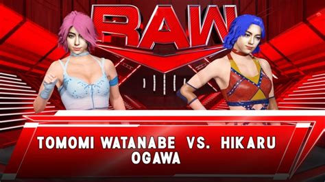 Wrestle Angels ver WWE 2K23 渡辺 智美 vs 小川 ひかる Tomomi Watanabe vs Hikaru