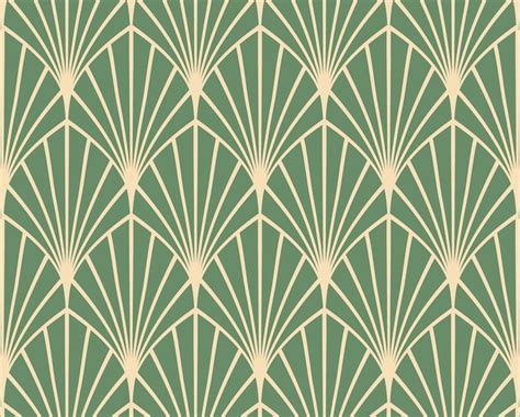 Green Art Deco Wallpaper Peel And Stick Vintage Self Etsy Uk