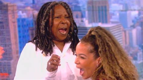 The View Whoopi Goldberg Gives Sunny Hostin A Lap Dance