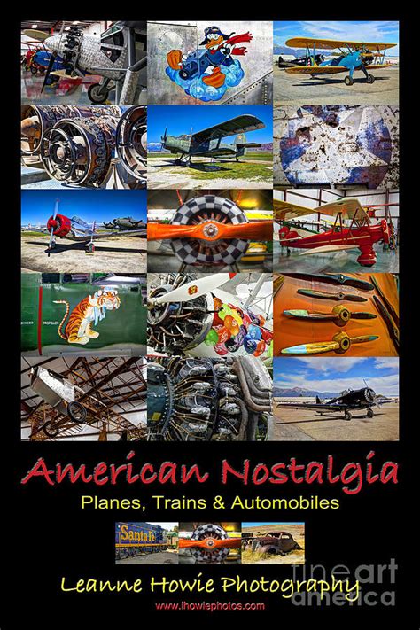 American Nostalgia Airplane Poster Photograph By Leanne M Howie