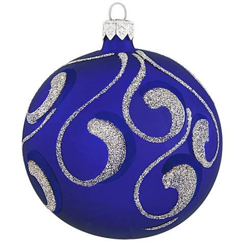 Blue Christmas Ornament With Images Blue Christmas Ornaments