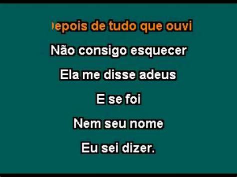 KARAOKE FERNANDO MENDES A DESCONHECIDA.flv - YouTube