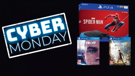 Cyber Monday La Ps4 Slim 1 To Avec Spider Man Detroit Et Ac Odyssey