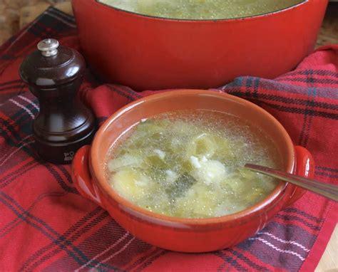 Cock A Leekie Soup For Burns Night Scottish Chicken Leek And Rice Soup Christinas Cucina