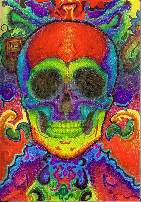 Pin By Boogie Man On Psychedellica Psychedelic Skulls Skull Art