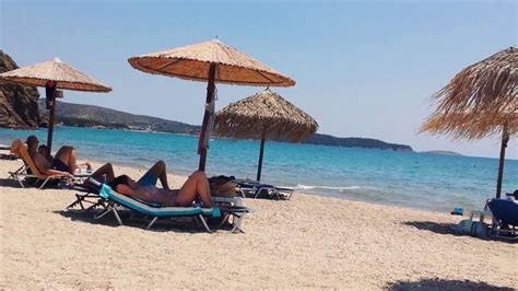 Metalia Beach Thassos Greece Youtube