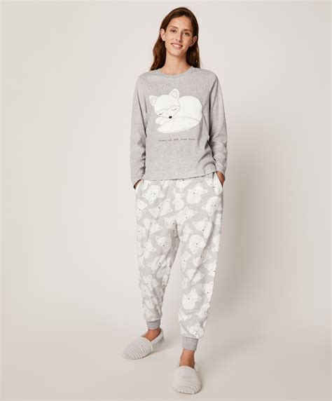 White Fox Sweatshirt T Shirts And Tops Pyjamas And Homewear Oysho