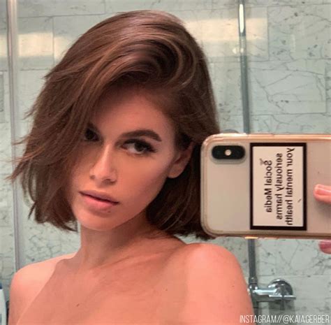 Kaia Gerber Unveils A Chic Summer Bob Bangstyle House Of Hair Inspiration
