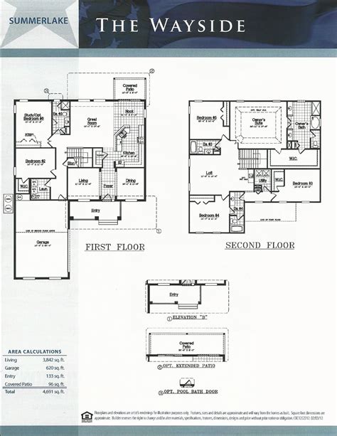 Two Story Dr Horton 5 Bedroom Floor Plans - YASWOY