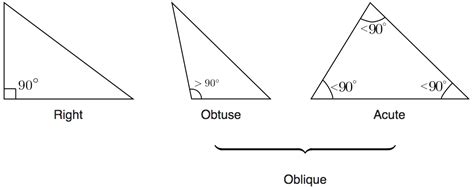 Different Types Triangles Definitions Angles Infographic Diagram