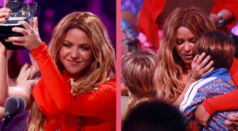 Shakira Arrasa En Los Premios Juventud Y Recibe Aplausos De Sus Hijos Milan Y Sasha