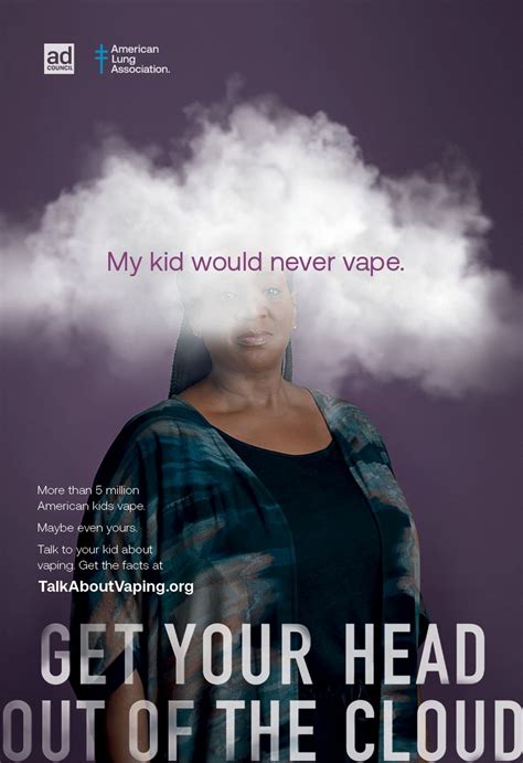 Print Ad American Lung Association Get Your Head Out Of The Cloud