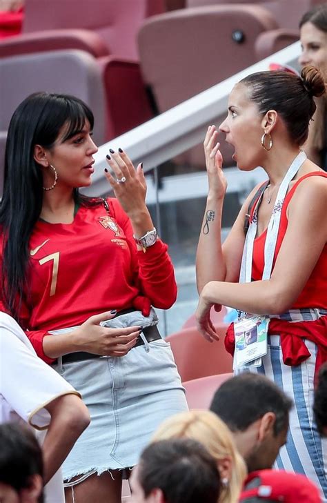 Cristiano Ronaldo Girlfriend Georgina Rodriguez Engagement Ring World Cup 2018