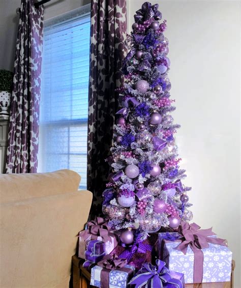How To Decorate A Purple Christmas Tree World Ans