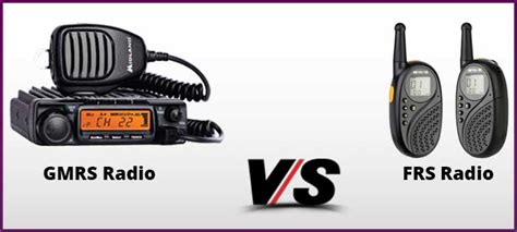 Gmrs Vs Frs Radio What Is The Difference
