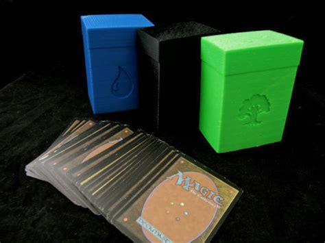 Card sleeves, booster boxes, packs, and more. Magic The Gathering Mana Deck Boxes free 3D Model 3D ...