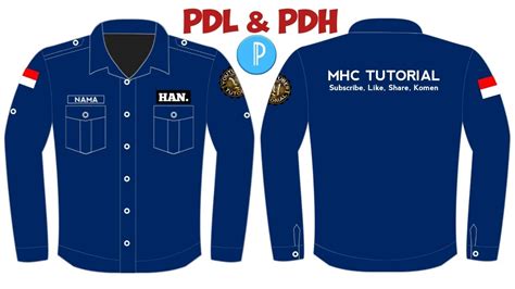 51 Desain Baju Pdh Psd, Info Modis!