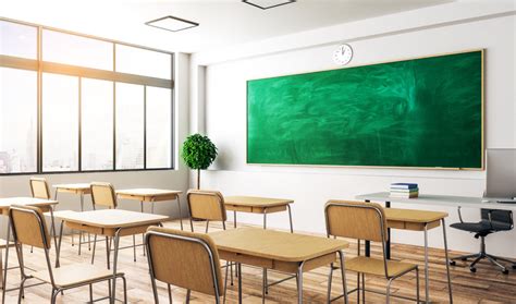 Modern Classroom Interior • Cosmob Spa