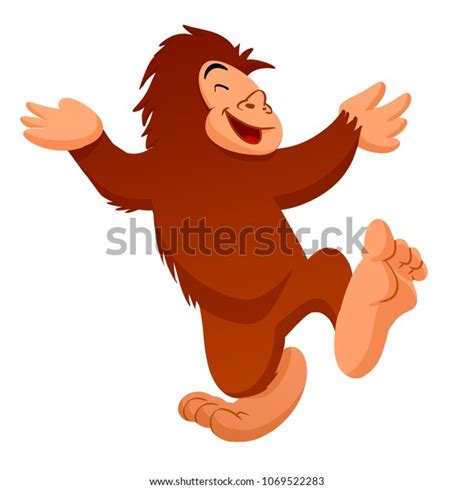 Bigfoot Dancing Cartoon Stock Illustration 1069522283 Shutterstock