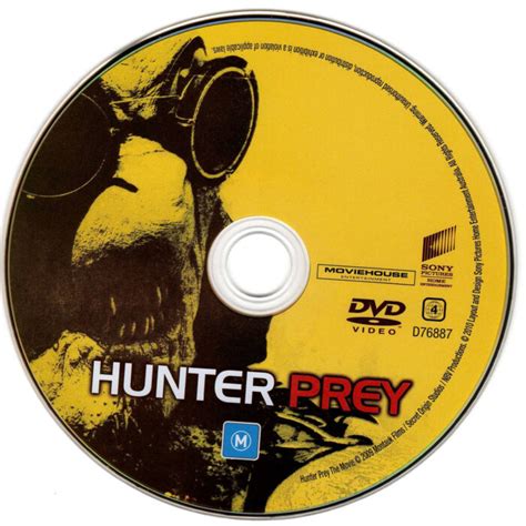 Hunter Prey 2010 Ws R4 Movie Dvd Cd Label Dvd Cover Front Cover