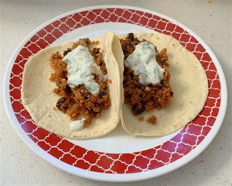 Fold tortilla over and enjoy! Harvest Moon by Hand: Quinoa and Black Bean Tacos with ...