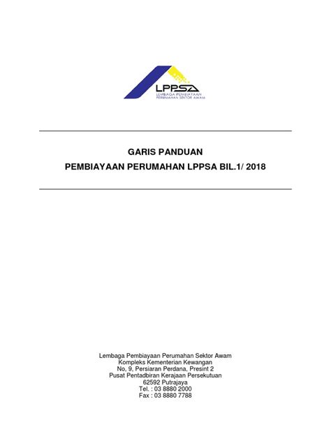 Maybe you would like to learn more about one of these? Garis Panduan LPPSA Bil. 1-2018 v2