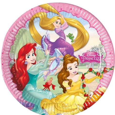 Disney Princess Large Plates 23cm Sup Ocado