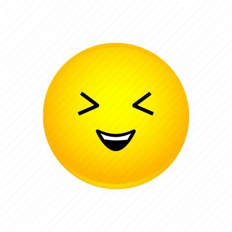 Emoji Face Grinning Smiley Squinting Icon