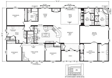 Triple Wide Modular Floor Plans Floorplansclick