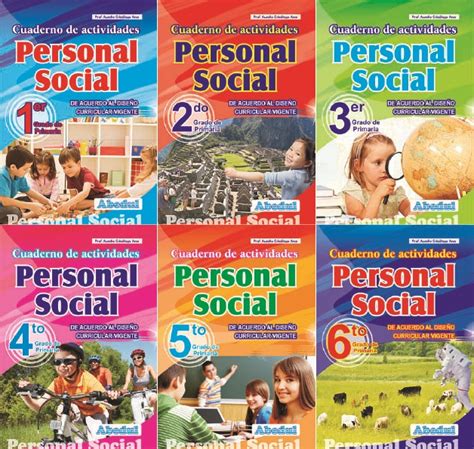 Ediciones Abedul Cuaderno De Trabajo De Personal Social De 1er A 6to