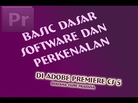 The magic of adobe premiere pro cocok digunakan pada premiere pro versi cs6, cc, cc 2015 ke atas bahasa : Tutorial: Belajar Adobe Premiere Bahasa Indonesia ...