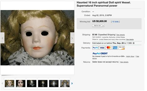 Art Dolls Art And Collectibles Paranormal Positive Energy Haunted Doll